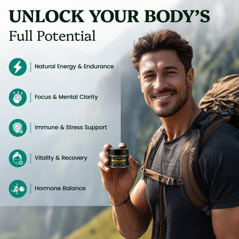 Shilajit Resin - Himalayan Gold Grade (50g) - Nutrition support - Ancient Extracts