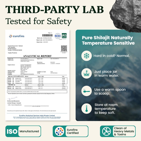 Shilajit Resin - Himalayan Gold Grade (50g) - Nutrition support - Ancient Extracts