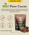 Ceremonial Grade Cacao Chunks - 100% Raw Criolla - 100g - Nutrition support - Ancient Extracts