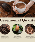 Ceremonial Grade Cacao Chunks - 100% Raw Criolla - 100g - Nutrition support - Ancient Extracts