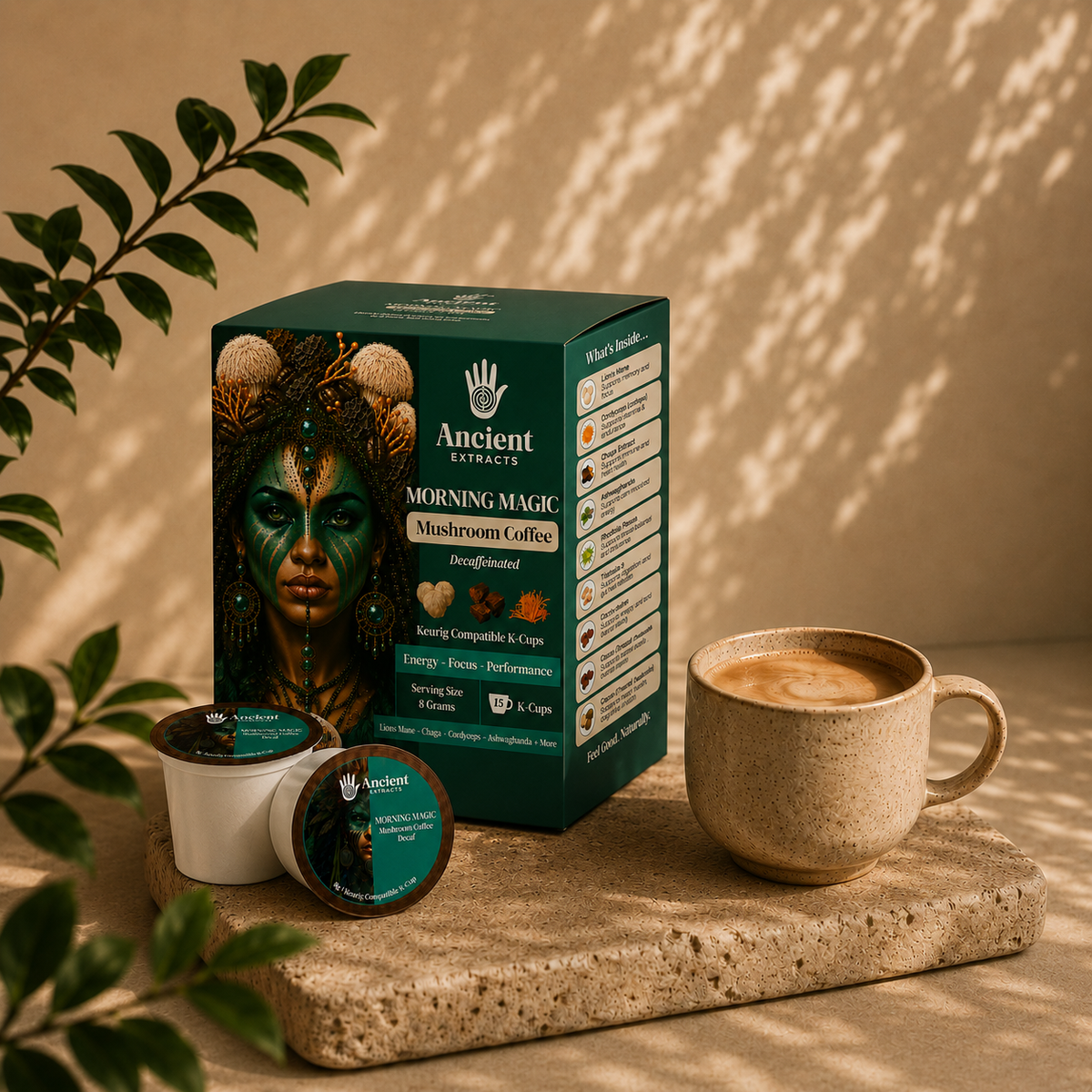 Steady Decaf Energy Without the Crash