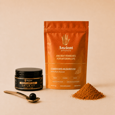 Energy Stack - Cordyceps and Shilajit Resin - bundles - Ancient Extracts