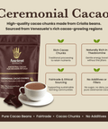 Ceremonial Pair - Matcha AAAA+ Grade & Cacao Chunks - 100% Raw Criolla - Nutrition support - Ancient Extracts