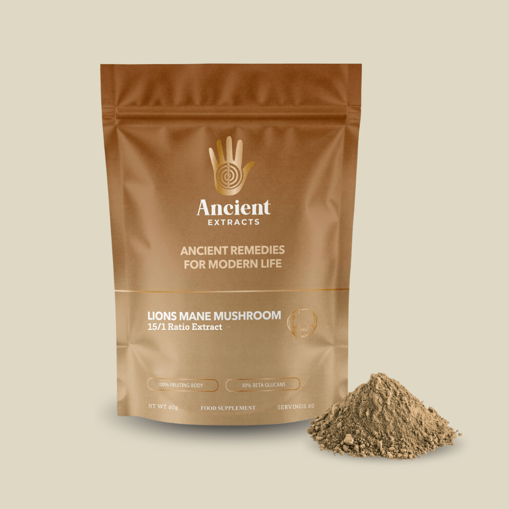 Lion's Mane Mushroom Extract Powder - 30% Beta-glucan (60g)