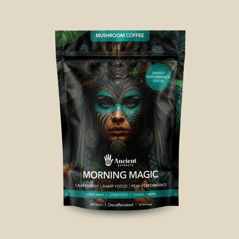 Morning Magic Mushroom Coffee (240g) - Mushroom Extract - Ancient Extracts