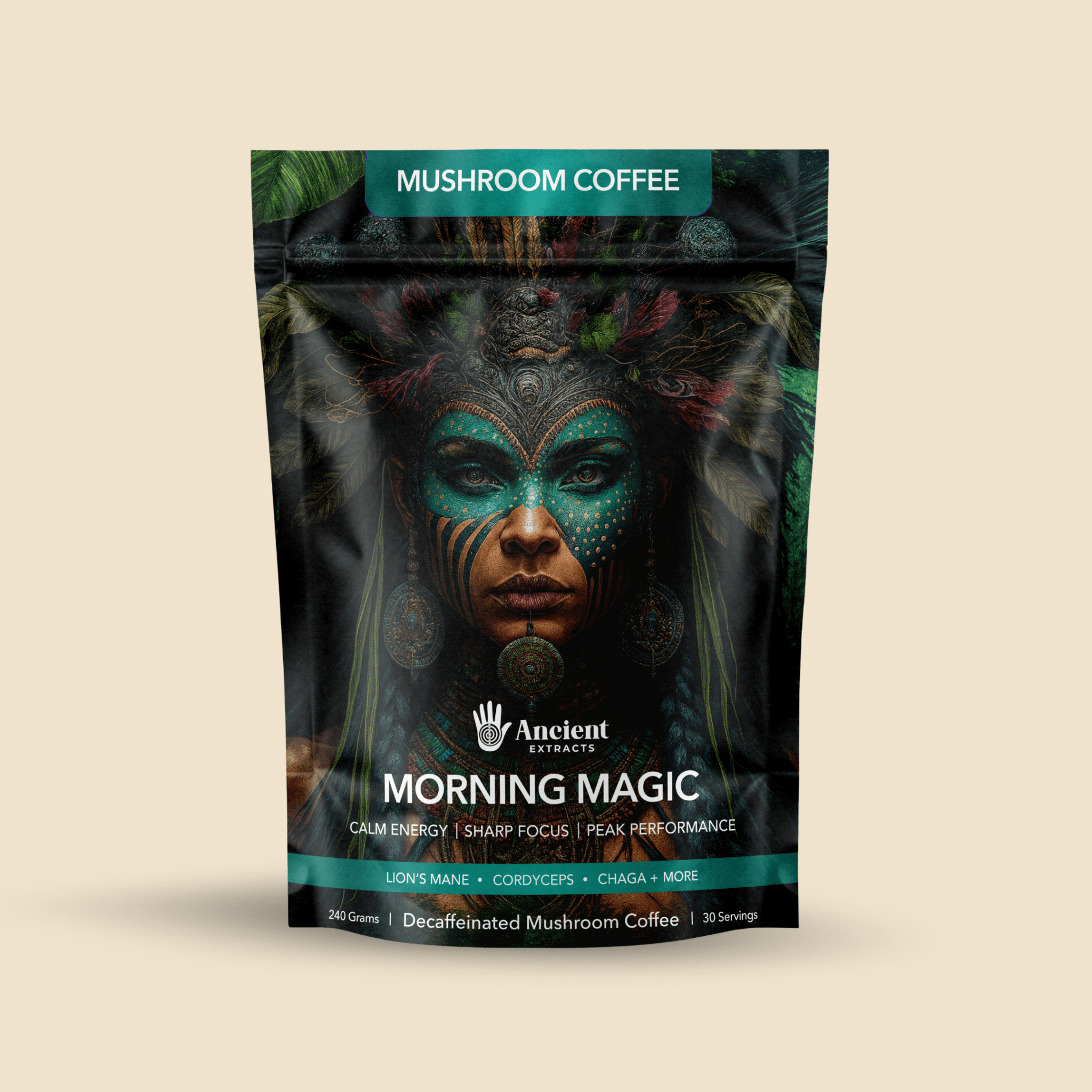 Morning Magic Mushroom Coffee - Mushroom Extract - Ancient Extracts