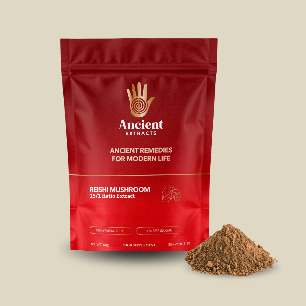 Reishi Mushroom Extract Powder - 30% Beta-glucan (60g)