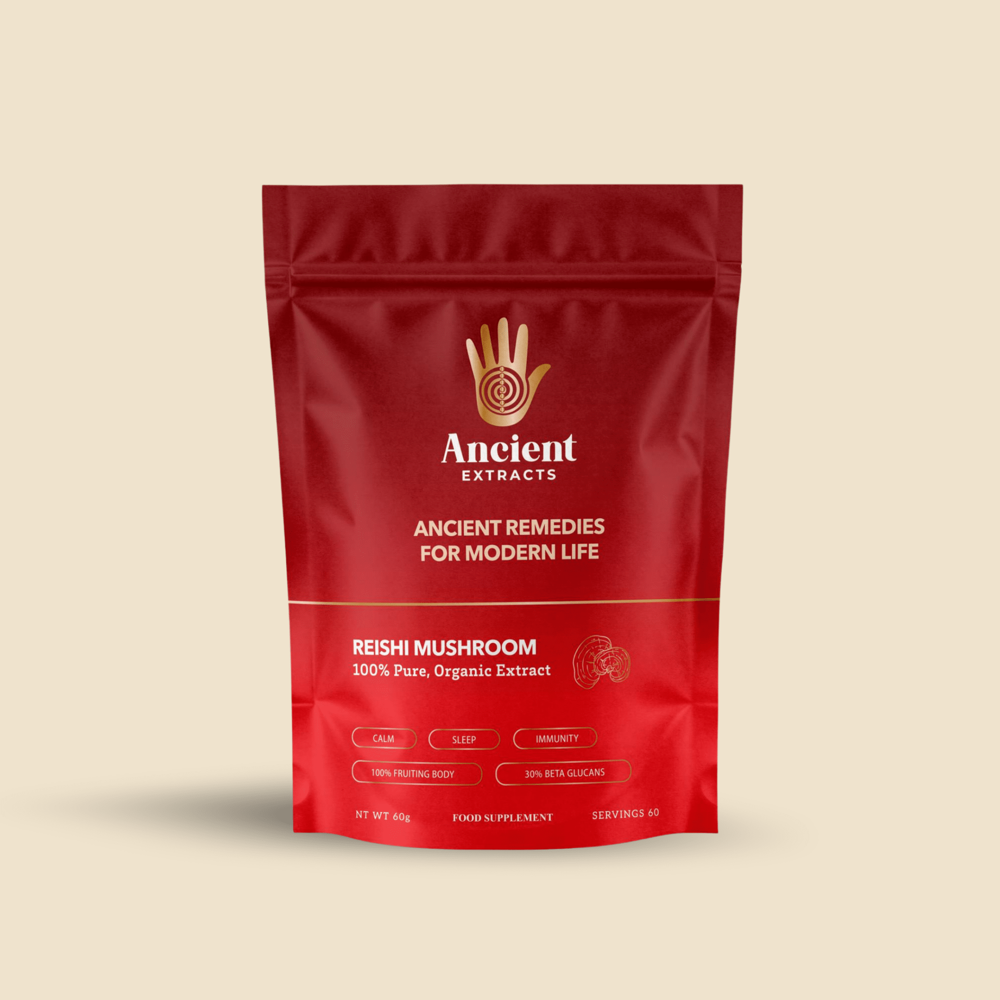 Reishi Mushroom Extract Powder - Mushroom Extract - Ancient Extracts