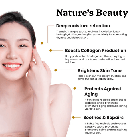 Beauty Pair Tremella & Chaga Mushroom Extracts - 30% Beta Glucans (60g each) - Mushroom Extract - Ancient Extracts