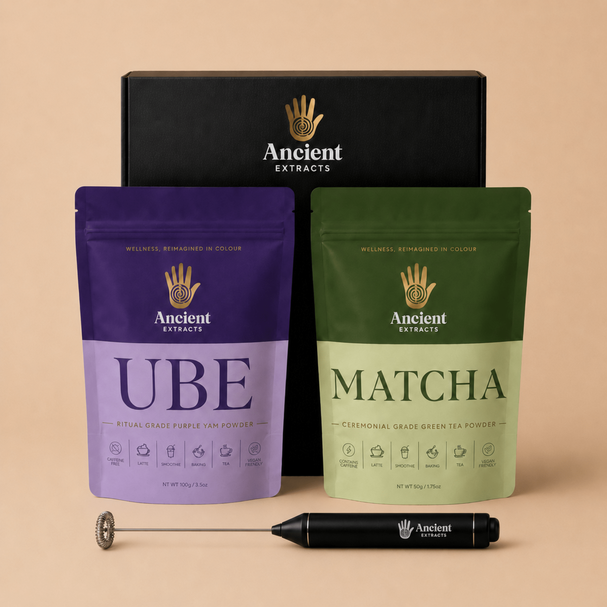 Indulgent Pair - Matcha & Ube - Nutrition support - Ancient Extracts