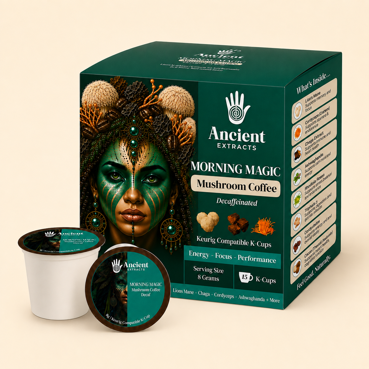 Morning Magic Mushroom Coffee K-Cups